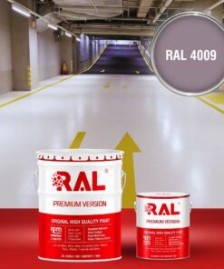 Sơn sàn Garage ô tô PU hệ lăn RAL GARAGE SHIELD 4009 3 B22 Son san Garage PU he lan RAL 4009