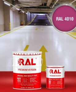 Sơn sàn Garage ô tô PU hệ lăn RAL GARAGE SHIELD 4010 3 B22 Son san Garage PU he lan RAL 4010