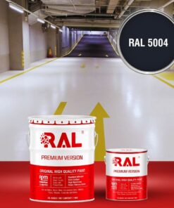 Sơn sàn Garage ô tô PU hệ lăn RAL GARAGE SHIELD 5004 3 B22 Son san Garage PU he lan RAL 5004