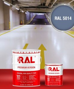 Sơn sàn Garage ô tô PU hệ lăn RAL GARAGE SHIELD 5014 3 B22 Son san Garage PU he lan RAL 5014