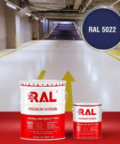 Sơn sàn Garage ô tô PU hệ lăn RAL GARAGE SHIELD 5022 3 B22 Son san Garage PU he lan RAL 5022