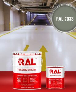 Sơn sàn Garage ô tô PU hệ lăn RAL GARAGE SHIELD 7033 3 B22 Son san Garage PU he lan RAL 7033