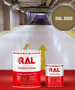 Sơn sàn Garage ô tô PU hệ lăn RAL GARAGE SHIELD 8000 3 B22 Son san Garage PU he lan RAL 8000