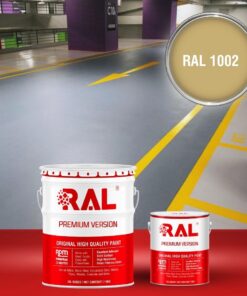 Sơn sàn Garage ô tô Epoxy hệ lăn RAL GARAGE GUARD 1002 3 B23 Son san Garage Epoxy he lan RAL 1002