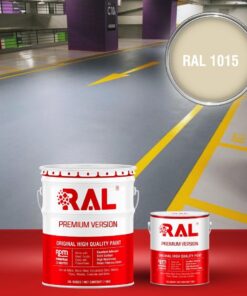 Sơn sàn Garage ô tô Epoxy hệ lăn RAL GARAGE GUARD 1015 3 B23 Son san Garage Epoxy he lan RAL 1015