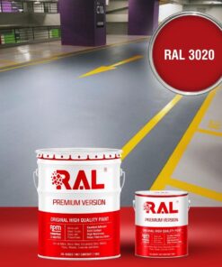 Sơn sàn Garage ô tô Epoxy hệ lăn RAL GARAGE GUARD 3020 3 B23 Son san Garage Epoxy he lan RAL 3020