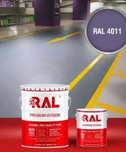 Sơn sàn Garage ô tô Epoxy hệ lăn RAL GARAGE GUARD 4011 3 B23 Son san Garage Epoxy he lan RAL 4011
