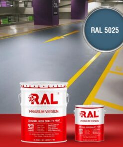 Sơn sàn Garage ô tô Epoxy hệ lăn RAL GARAGE GUARD 5025 3 B23 Son san Garage Epoxy he lan RAL 5025