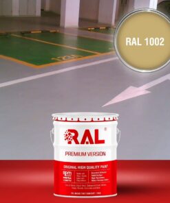 Sơn sàn Garage ô tô Acylic 2IN1 (Lót+phủ) RAL GARAGE FLOOR 2IN1 1002 3 B25 Son san Garage Acylic 2IN1 Lot phu RAL 1002