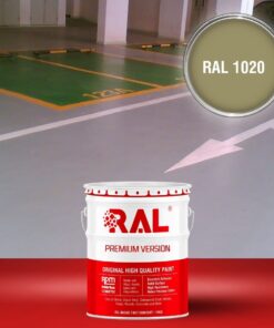 Sơn sàn Garage ô tô Acylic 2IN1 (Lót+phủ) RAL GARAGE FLOOR 2IN1 1020 3 B25 Son san Garage Acylic 2IN1 Lot phu RAL 1020