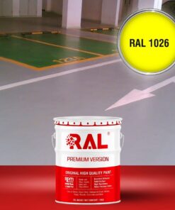 Sơn sàn Garage ô tô Acylic 2IN1 (Lót+phủ) RAL GARAGE FLOOR 2IN1 1026 3 B25 Son san Garage Acylic 2IN1 Lot phu RAL 1026