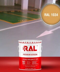 Sơn sàn Garage ô tô Acylic 2IN1 (Lót+phủ) RAL GARAGE FLOOR 2IN1 1034 3 B25 Son san Garage Acylic 2IN1 Lot phu RAL 1034