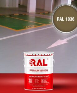 Sơn sàn Garage ô tô Acylic 2IN1 (Lót+phủ) RAL GARAGE FLOOR 2IN1 1036 3 B25 Son san Garage Acylic 2IN1 Lot phu RAL 1036