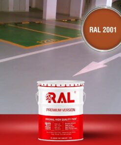 Sơn sàn Garage ô tô Acylic 2IN1 (Lót+phủ) RAL GARAGE FLOOR 2IN1 2001 3 B25 Son san Garage Acylic 2IN1 Lot phu RAL 2001