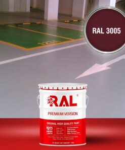 Sơn sàn Garage ô tô Acylic 2IN1 (Lót+phủ) RAL GARAGE FLOOR 2IN1 3005 3 B25 Son san Garage Acylic 2IN1 Lot phu RAL 3005