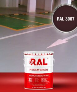 Sơn sàn Garage ô tô Acylic 2IN1 (Lót+phủ) RAL GARAGE FLOOR 2IN1 3007 3 B25 Son san Garage Acylic 2IN1 Lot phu RAL 3007