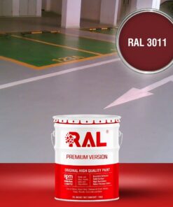 Sơn sàn Garage ô tô Acylic 2IN1 (Lót+phủ) RAL GARAGE FLOOR 2IN1 3011 3 B25 Son san Garage Acylic 2IN1 Lot phu RAL 3011