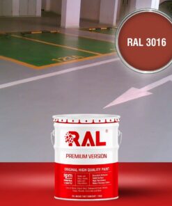 Sơn sàn Garage ô tô Acylic 2IN1 (Lót+phủ) RAL GARAGE FLOOR 2IN1 3016 3 B25 Son san Garage Acylic 2IN1 Lot phu RAL 3016