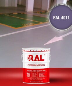 Sơn sàn Garage ô tô Acylic 2IN1 (Lót+phủ) RAL GARAGE FLOOR 2IN1 4011 3 B25 Son san Garage Acylic 2IN1 Lot phu RAL 4011