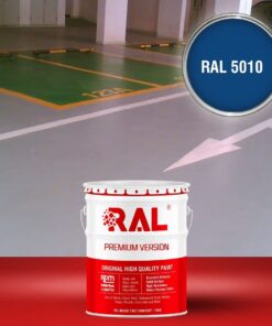 Sơn sàn Garage ô tô Acylic 2IN1 (Lót+phủ) RAL GARAGE FLOOR 2IN1 5010 3 B25 Son san Garage Acylic 2IN1 Lot phu RAL 5010