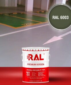 Sơn sàn Garage ô tô Acylic 2IN1 (Lót+phủ) RAL GARAGE FLOOR 2IN1 6003 3 B25 Son san Garage Acylic 2IN1 Lot phu RAL 6003