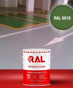 Sơn sàn Garage ô tô Acylic 2IN1 (Lót+phủ) RAL GARAGE FLOOR 2IN1 6010 3 B25 Son san Garage Acylic 2IN1 Lot phu RAL 6010