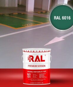 Sơn sàn Garage ô tô Acylic 2IN1 (Lót+phủ) RAL GARAGE FLOOR 2IN1 6016 3 B25 Son san Garage Acylic 2IN1 Lot phu RAL 6016