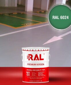Sơn sàn Garage ô tô Acylic 2IN1 (Lót+phủ) RAL GARAGE FLOOR 2IN1 6024 3 B25 Son san Garage Acylic 2IN1 Lot phu RAL 6024