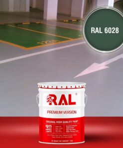 Sơn sàn Garage ô tô Acylic 2IN1 (Lót+phủ) RAL GARAGE FLOOR 2IN1 6028 3 B25 Son san Garage Acylic 2IN1 Lot phu RAL 6028