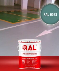 Sơn sàn Garage ô tô Acylic 2IN1 (Lót+phủ) RAL GARAGE FLOOR 2IN1 6033 3 B25 Son san Garage Acylic 2IN1 Lot phu RAL 6033