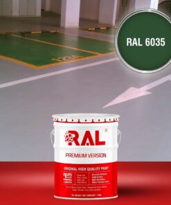 Sơn sàn Garage ô tô Acylic 2IN1 (Lót+phủ) RAL GARAGE FLOOR 2IN1 6035 3 B25 Son san Garage Acylic 2IN1 Lot phu RAL 6035