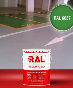 Sơn sàn Garage ô tô Acylic 2IN1 (Lót+phủ) RAL GARAGE FLOOR 2IN1 6037 3 B25 Son san Garage Acylic 2IN1 Lot phu RAL 6037