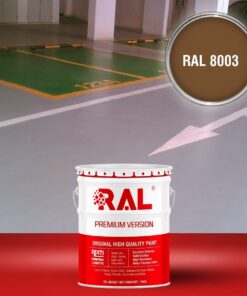 Sơn sàn Garage ô tô Acylic 2IN1 (Lót+phủ) RAL GARAGE FLOOR 2IN1 8003 3 B25 Son san Garage Acylic 2IN1 Lot phu RAL 8003