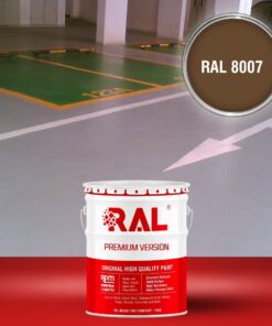 Sơn sàn Garage ô tô Acylic 2IN1 (Lót+phủ) RAL GARAGE FLOOR 2IN1 8007 3 B25 Son san Garage Acylic 2IN1 Lot phu RAL 8007