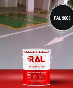 Sơn sàn Garage ô tô Acylic 2IN1 (Lót+phủ) RAL GARAGE FLOOR 2IN1 9005 3 B25 Son san Garage Acylic 2IN1 Lot phu RAL 9005