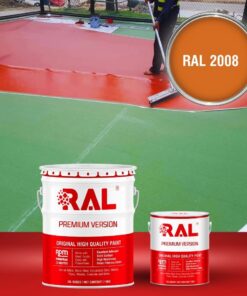 Sơn sân pickleball PU tự san RAL SPORT SHIELD SL 2008 3 B26 Son san the thao PU tu san RAL 2008