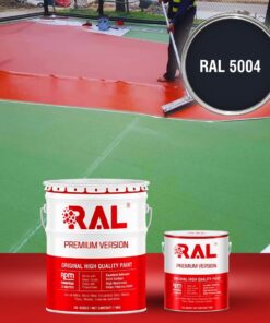 Sơn sân pickleball PU tự san RAL SPORT SHIELD SL 5004 3 B26 Son san the thao PU tu san RAL 5004