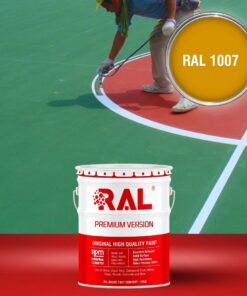 Sơn sân pickleball 2IN1 (Lót+phủ) RAL SPORT 2IN1 1007 3 B32 Son san the thao 2IN1 Lot phu RAL 1007 1