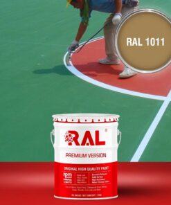 Sơn sân pickleball 2IN1 (Lót+phủ) RAL SPORT 2IN1 1011 3 B32 Son san the thao 2IN1 Lot phu RAL 1011 1