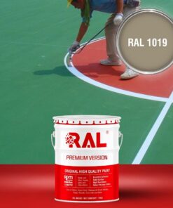 Sơn sân pickleball 2IN1 (Lót+phủ) RAL SPORT 2IN1 1019 3 B32 Son san the thao 2IN1 Lot phu RAL 1019 1