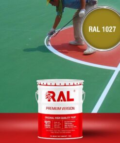 Sơn sân pickleball 2IN1 (Lót+phủ) RAL SPORT 2IN1 1027 3 B32 Son san the thao 2IN1 Lot phu RAL 1027 1