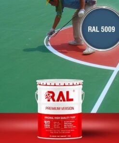 Sơn sân pickleball 2IN1 (Lót+phủ) RAL SPORT 2IN1 5009 3 B32 Son san the thao 2IN1 Lot phu RAL 5009 1