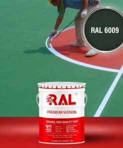 Sơn sân pickleball 2IN1 (Lót+phủ) RAL SPORT 2IN1 6009 3 B32 Son san the thao 2IN1 Lot phu RAL 6009 1