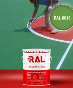 Sơn sân pickleball 2IN1 (Lót+phủ) RAL SPORT 2IN1 6018 3 B32 Son san the thao 2IN1 Lot phu RAL 6018 1