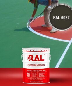 Sơn sân pickleball 2IN1 (Lót+phủ) RAL SPORT 2IN1 6022 3 B32 Son san the thao 2IN1 Lot phu RAL 6022 1