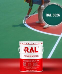 Sơn sân pickleball 2IN1 (Lót+phủ) RAL SPORT 2IN1 6026 3 B32 Son san the thao 2IN1 Lot phu RAL 6026 1