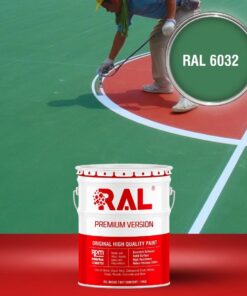 Sơn sân pickleball 2IN1 (Lót+phủ) RAL SPORT 2IN1 6032 3 B32 Son san the thao 2IN1 Lot phu RAL 6032 1