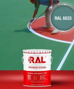 Sơn sân pickleball 2IN1 (Lót+phủ) RAL SPORT 2IN1 6033 3 B32 Son san the thao 2IN1 Lot phu RAL 6033 1