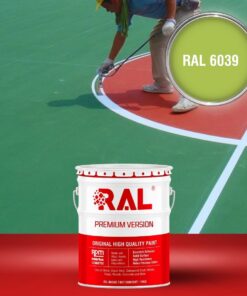 Sơn sân pickleball 2IN1 (Lót+phủ) RAL SPORT 2IN1 6039 3 B32 Son san the thao 2IN1 Lot phu RAL 6039 1