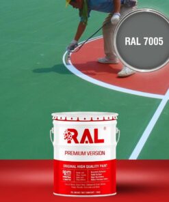 Sơn sân pickleball 2IN1 (Lót+phủ) RAL SPORT 2IN1 7005 3 B32 Son san the thao 2IN1 Lot phu RAL 7005 1